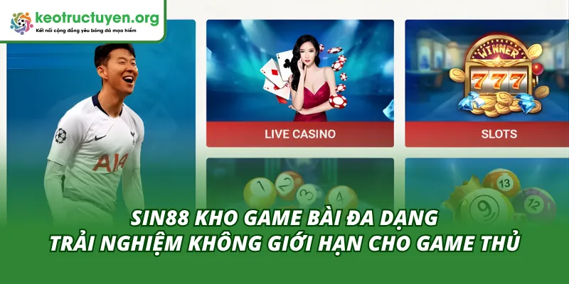 Kho trò chơi đa dạng tại Sin88